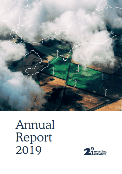 Image of the Annual Report 2019 - Sustainable Finance Observatory