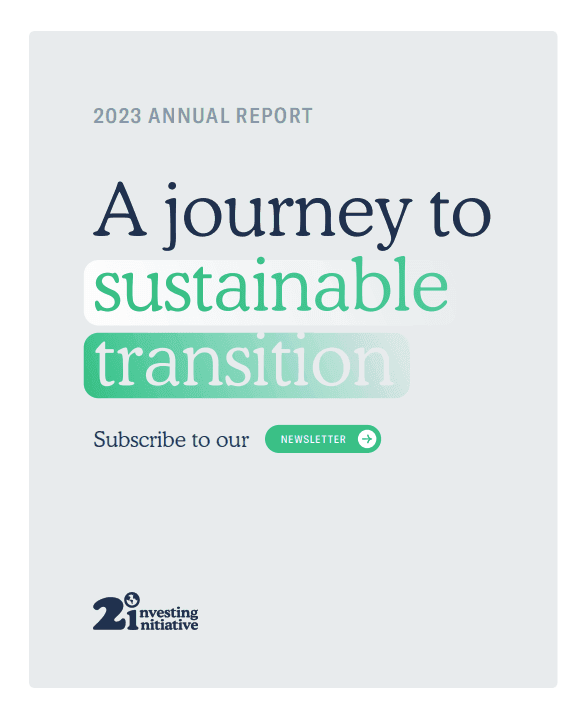 Annual Report 2023 - A journey to sustainable transition