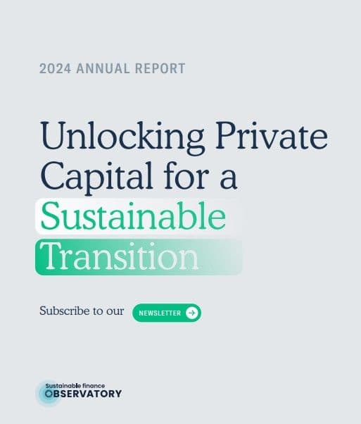 Annual Report SFO 2024 - Unlocking Private Capital for a Sustainable Transition